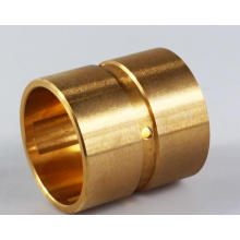 Óleo de cobre sinterizado de cobre / flange dividida oilless envolveu bucha de latão / bronze fundido luva, deslizamento bimetálico bucha de aço de bronze